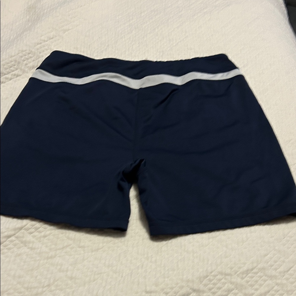 Stadium Athletics Navy Blue Women's Athletic Shorts - Picture 3 of 3